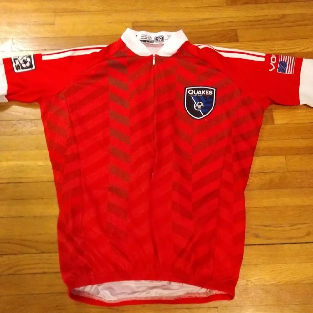 Men's Vomax Mls Sanjose Earthquakes Cycling Jersey